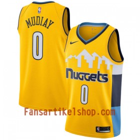 NBA Denver Nuggets Trikot Emmanuel Mudiay 0 Nike 2017-18 Gelb Swingman - Herren